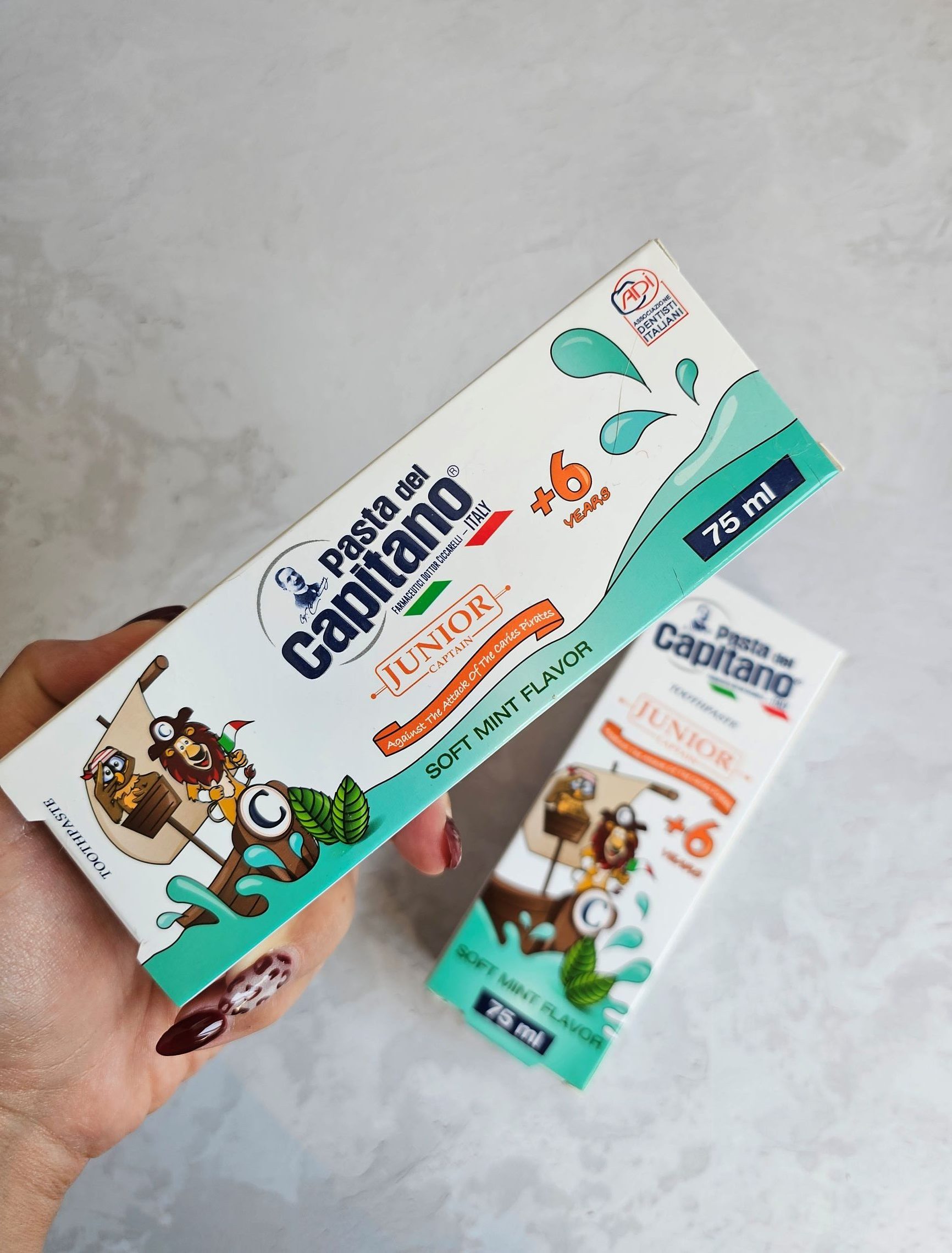 خمیردندان کودک پاستا دل کاپیتانو Pasta del Capitano Junior