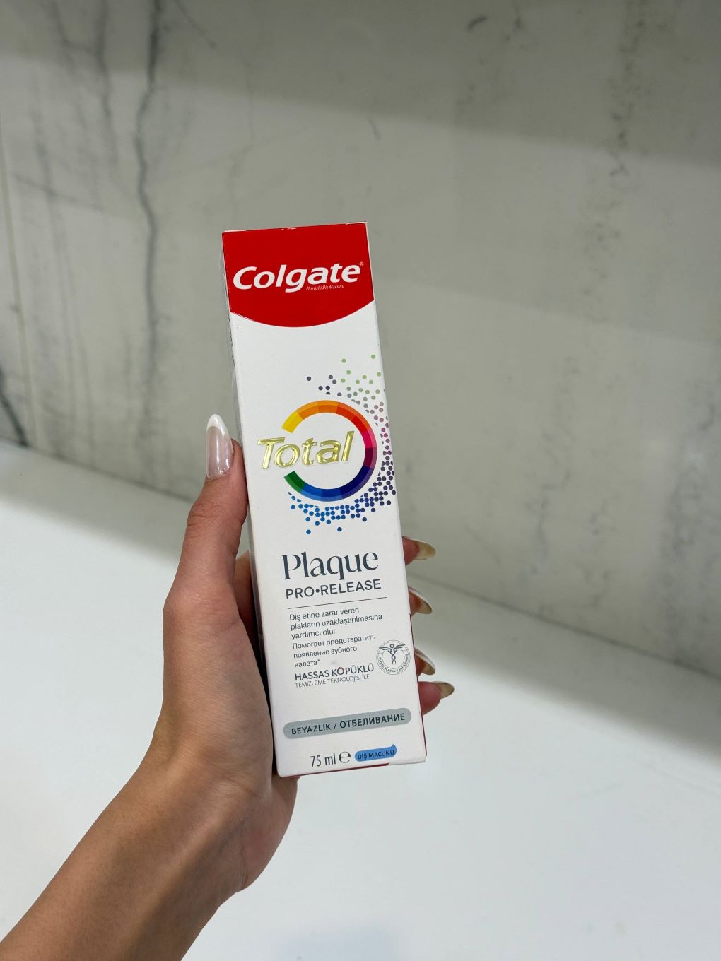 خمیر دندان کلگیت توتال Plaque Pro-Release سفیدکننده