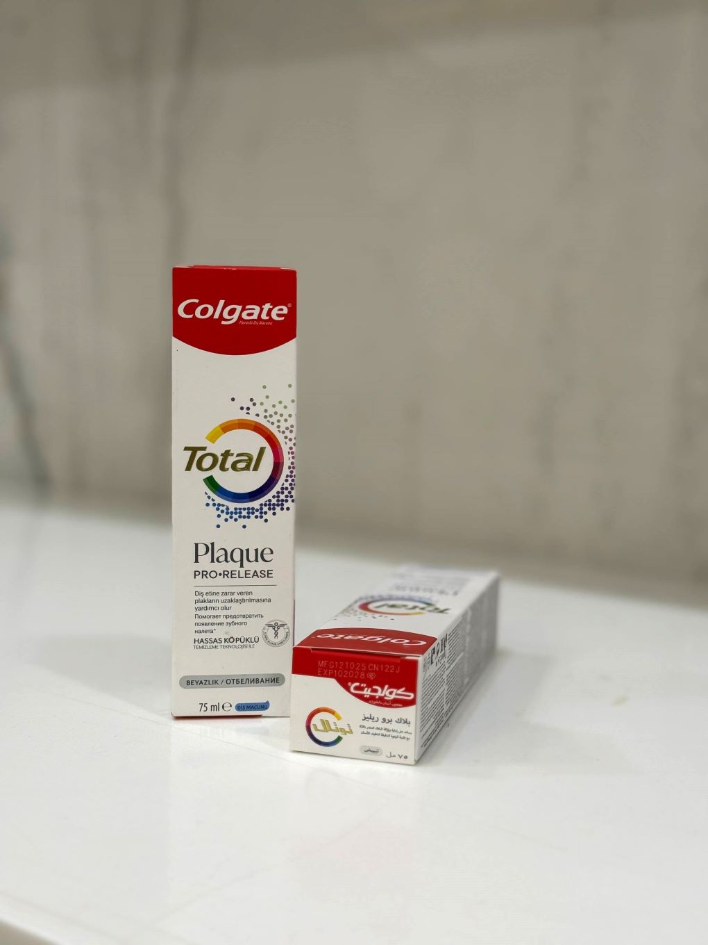 خمیر دندان کلگیت توتال Plaque Pro-Release سفیدکننده