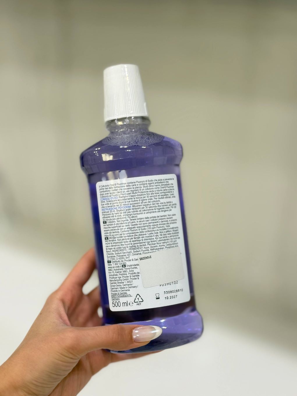 دهانشویه اورال بی فلورینسه Oral-B Fluorinse