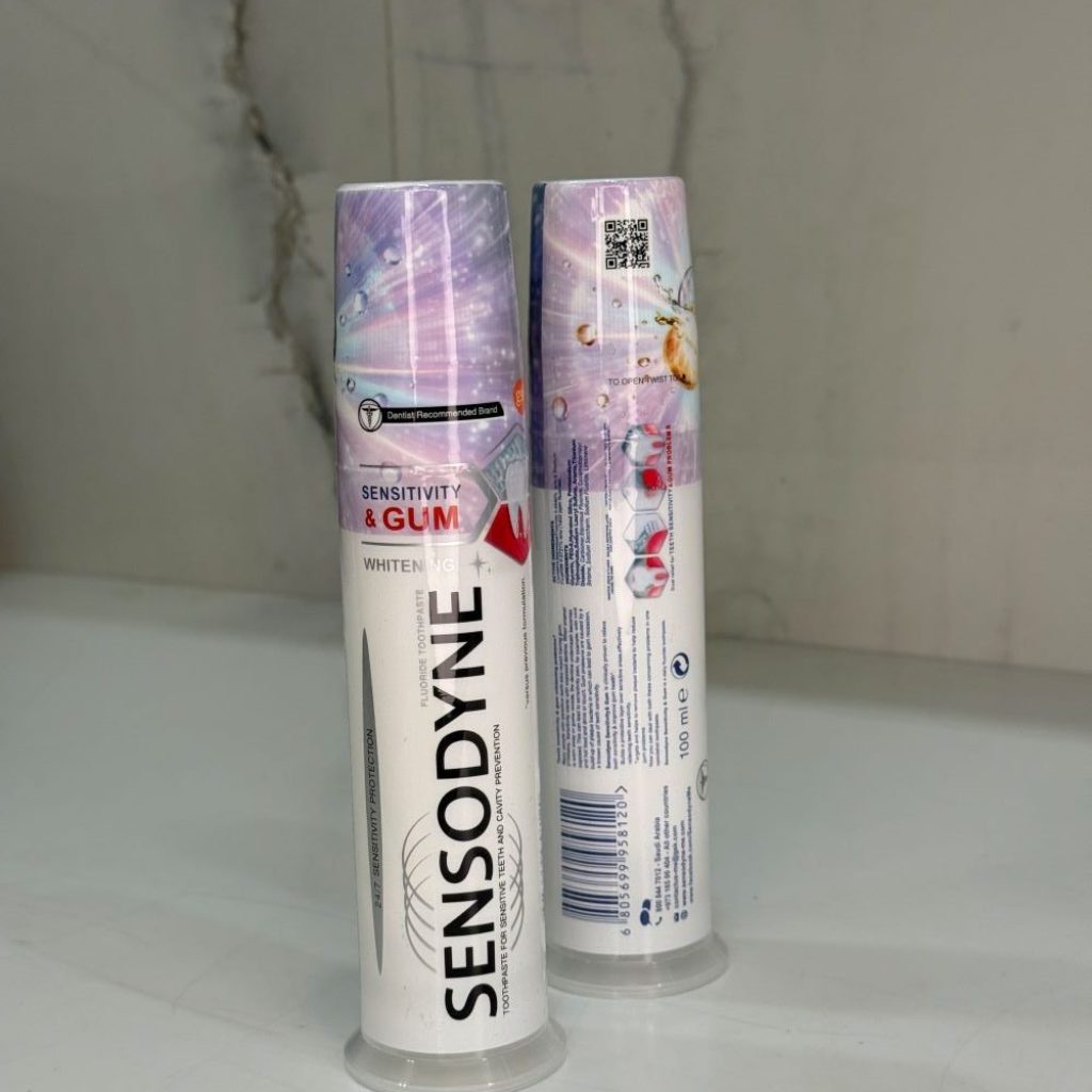 خمیر دندان سفیدکننده، ضد حساسیت و محافظ لثه سنسوداین Sensodyne Sensitivity & Gum Whitening